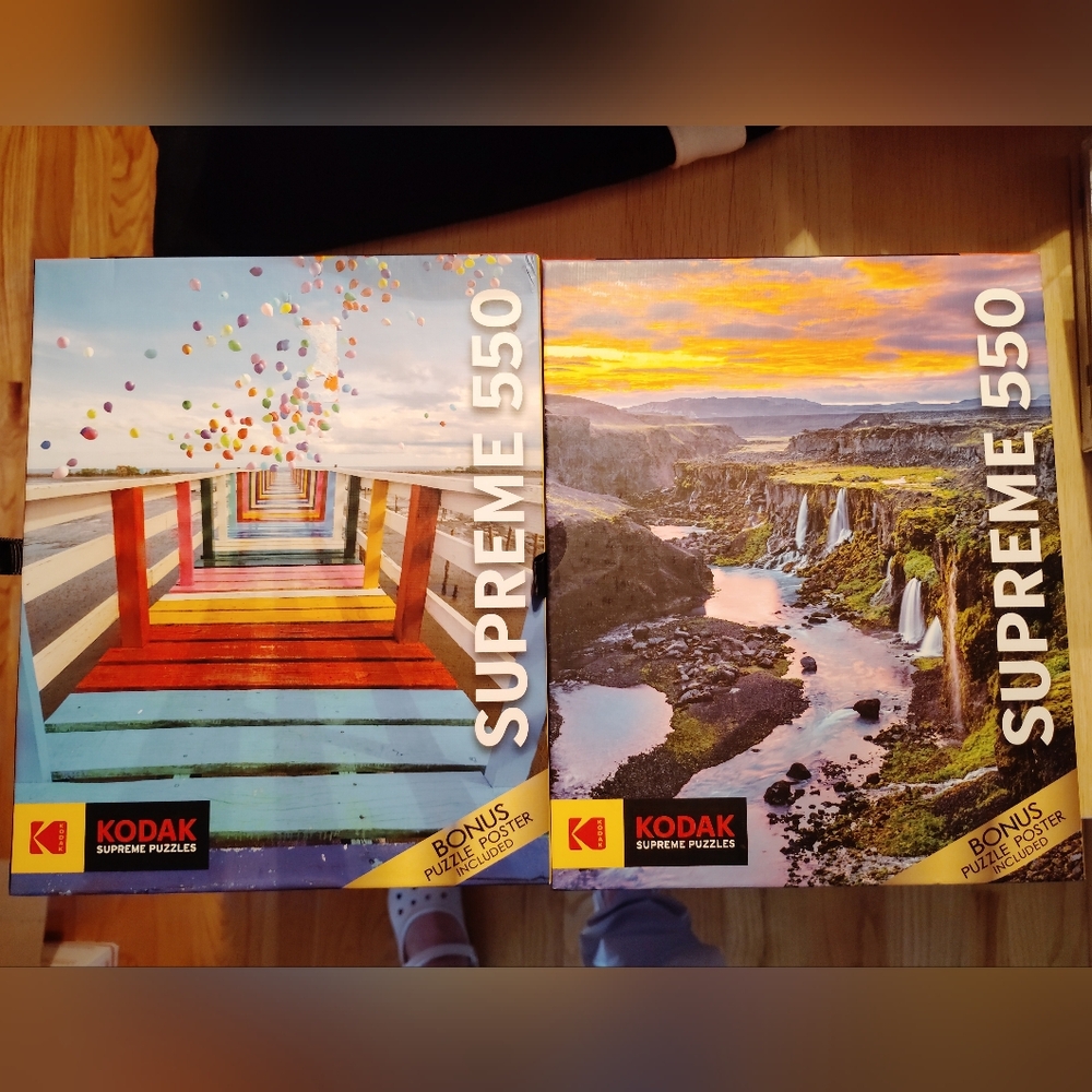 Kodak Supreme 550 Puzzle Set with Vibrant Colors